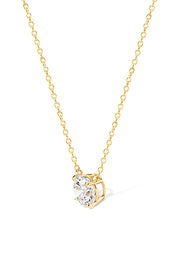 0.80ct D-VVS1 Core Round Solitaire Necklace