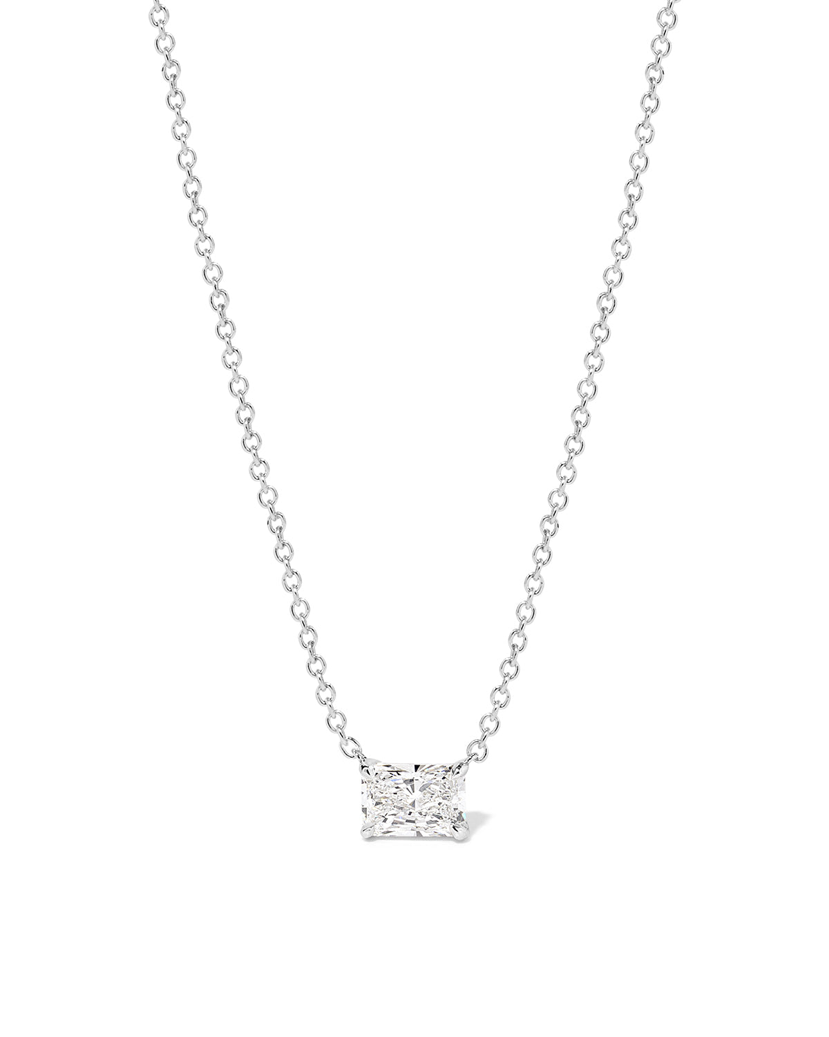 1.51ct D-VS1 Brandi Radiant Necklace