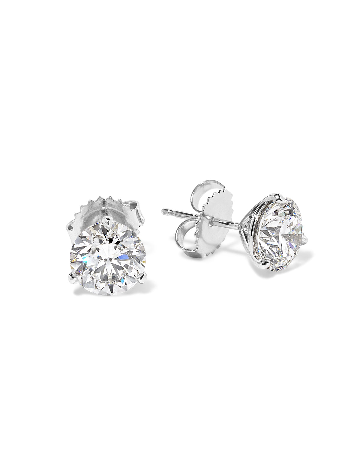 3.18ct Core Round Lab Diamond Martini Studs