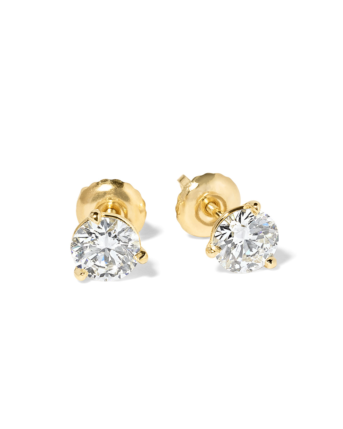 1.2ct Core Round Lab Diamond Martini Studs