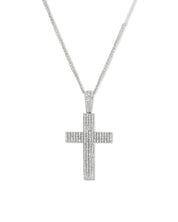 0.56ct Diamond Cross 14k White Gold