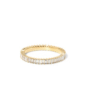 2.6mm Mini Baguette Diamond Ring