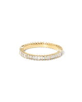 2.6mm Mini Baguette Diamond Ring