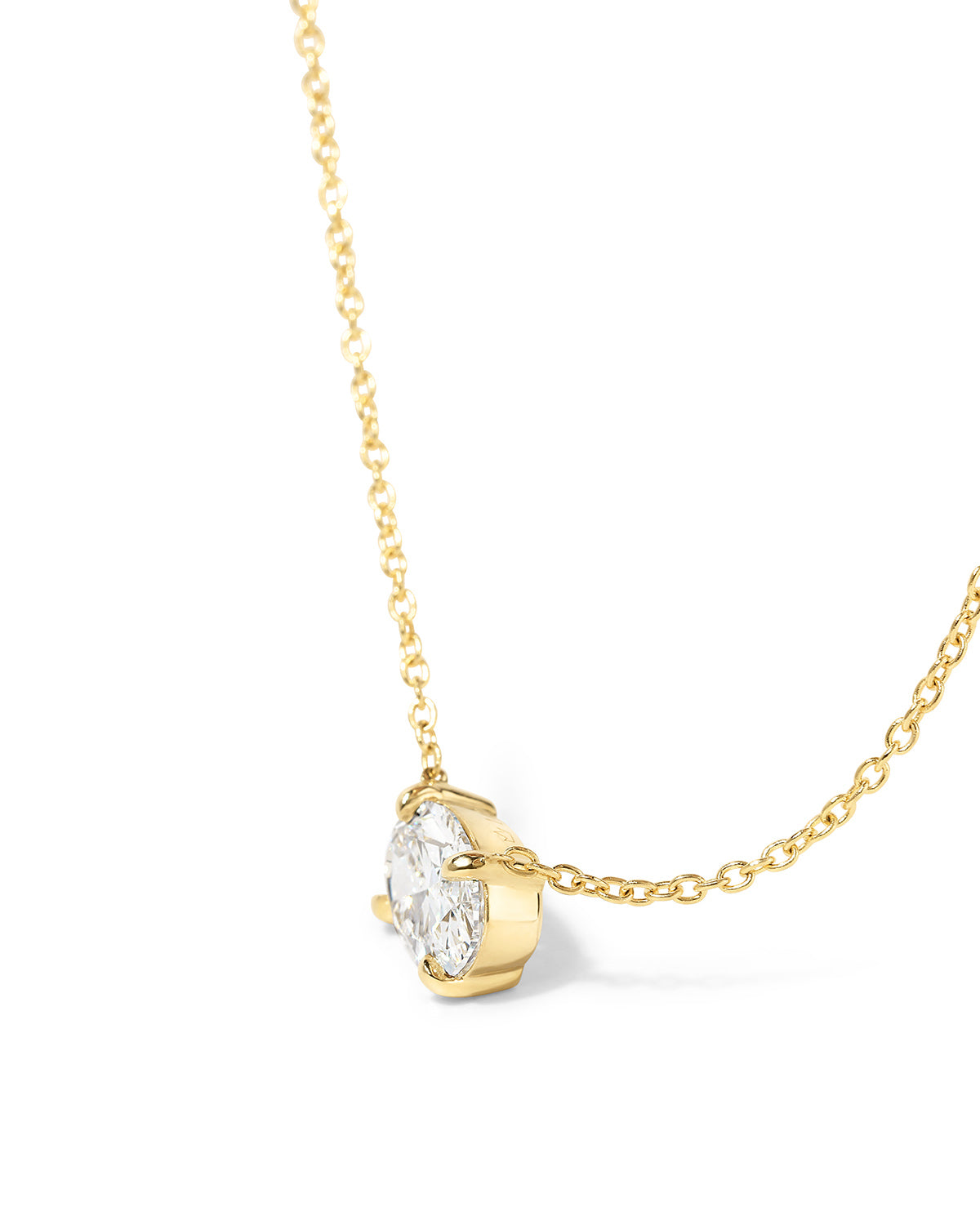 1ct East West Oval Brandi Necklace