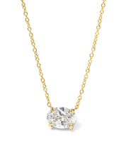2ct East West Oval Brandi Necklace
