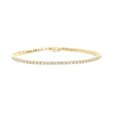 2ct Tennis Bracelet Yellow Gold