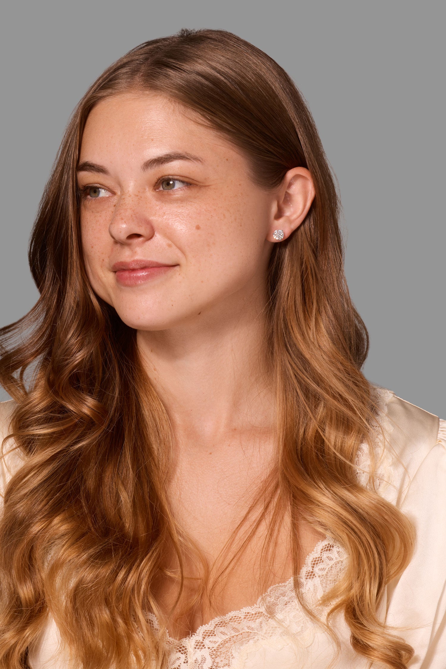 3.18ct Core Round Lab Diamond Martini Studs