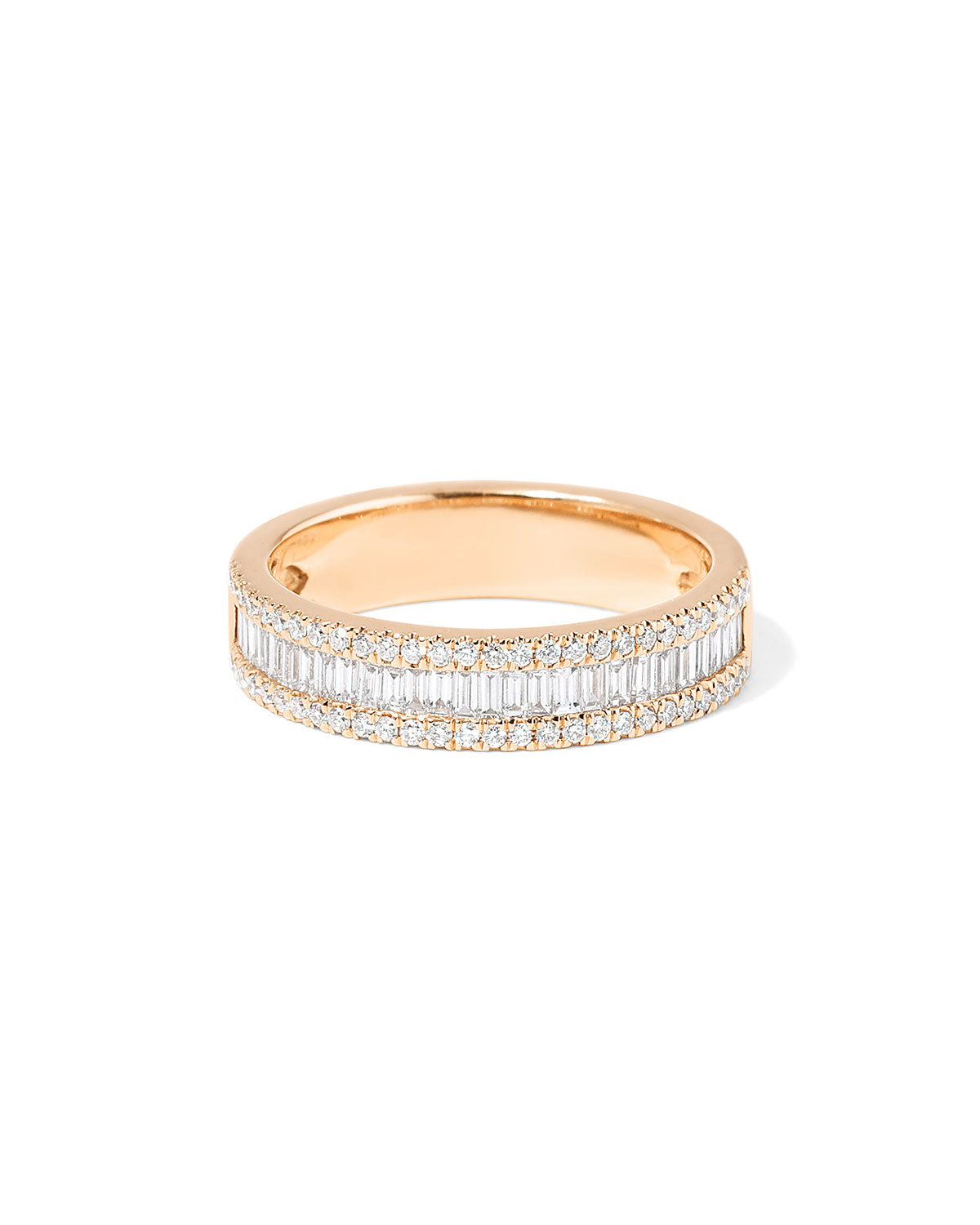 4.6mm Petite Baguette Diamond Ring