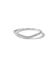 1.6mm Jasmine Curved Pavé Band