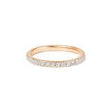 2.0mm Core Pavé Diamond Ring