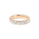 4mm Core Pavé Lab Diamond Ring