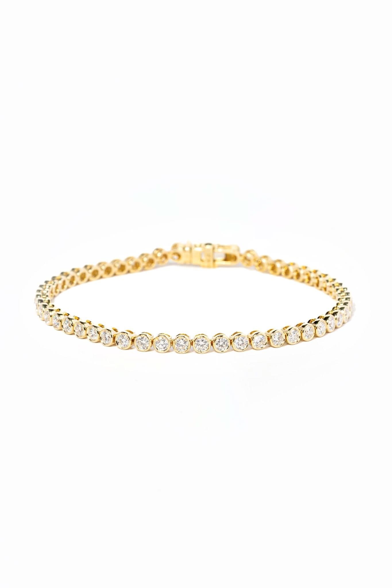 3ct Bezel Tennis Bracelet - PBD Bracelets