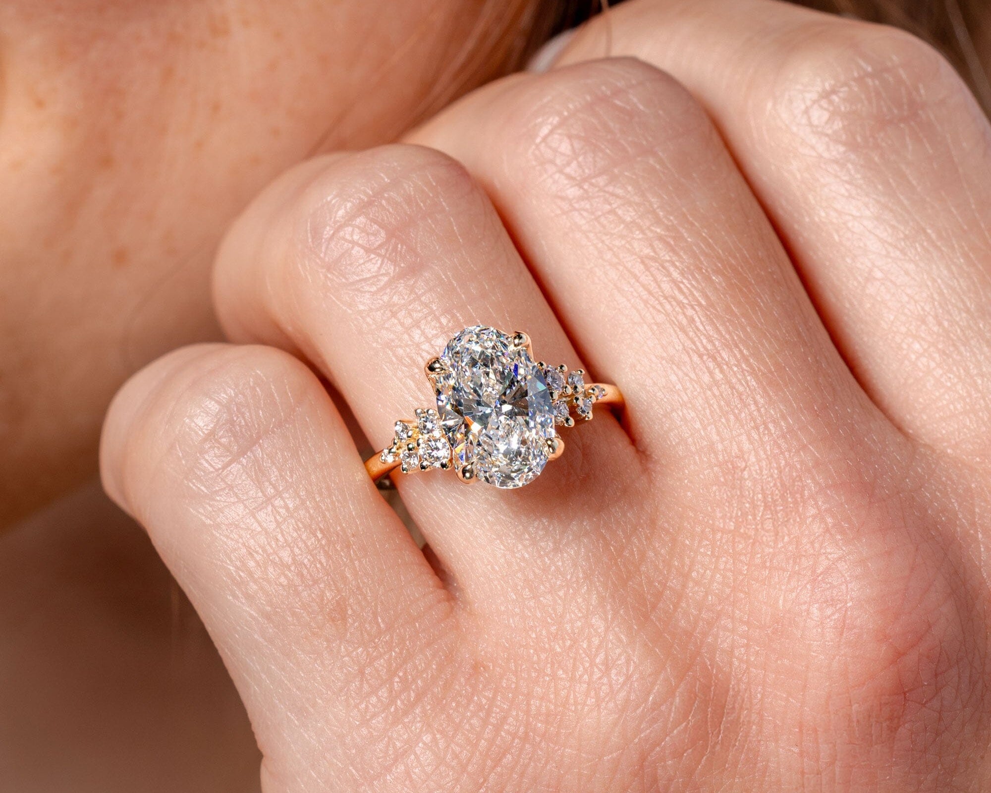 3ct Oval Lab Diamond Nova Engagement Rings Princess Bride Diamonds 