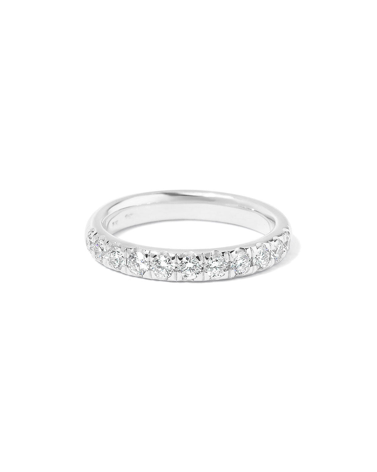 3.0mm Core Pavé Diamond Ring