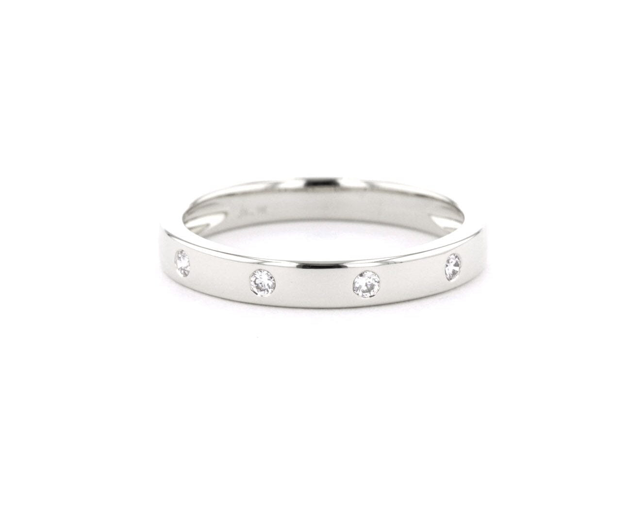 3mm Gypsy Set Diamond Band Rings Princess Bride Diamonds 