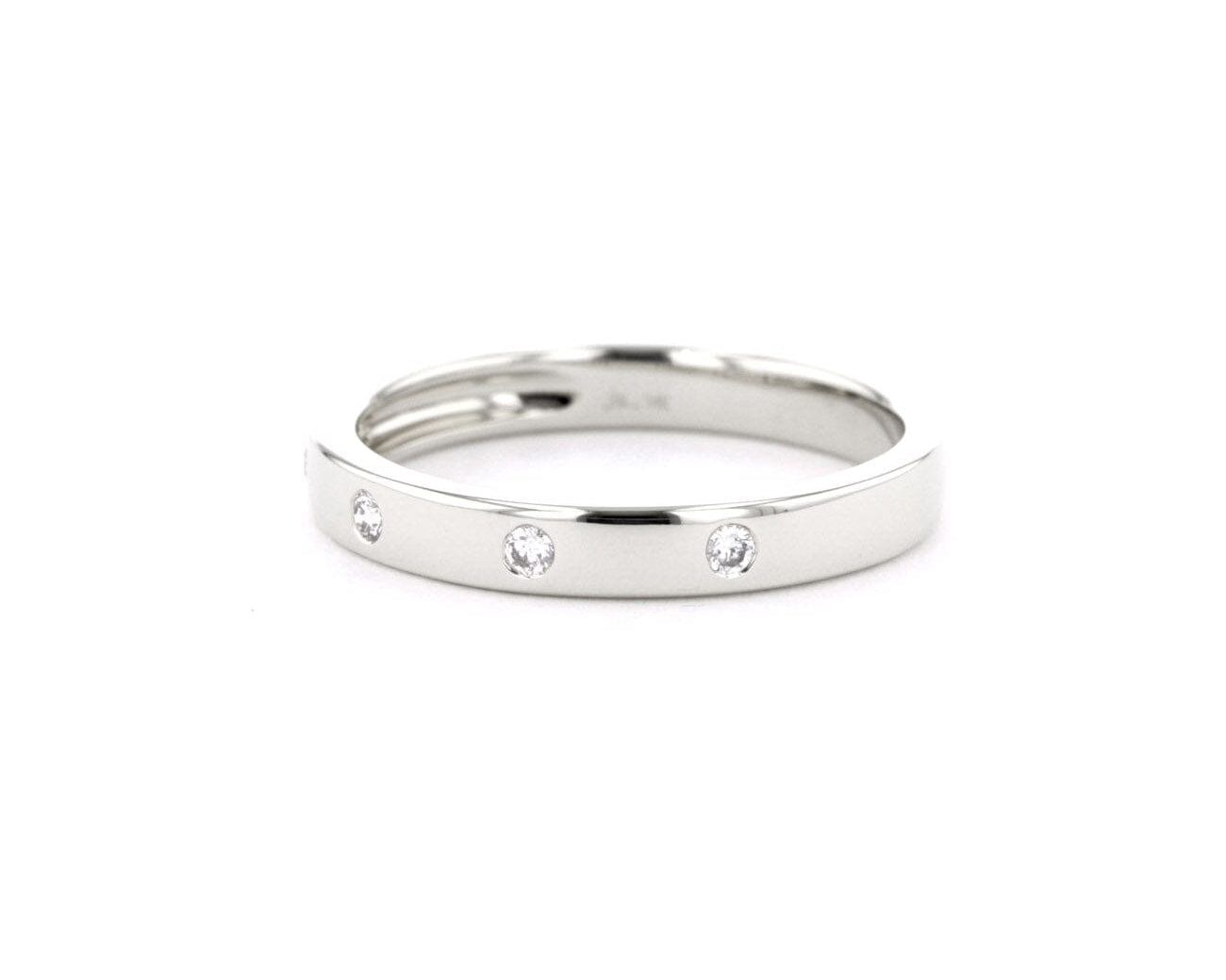 3mm Gypsy Set Diamond Band Rings Princess Bride Diamonds 