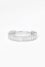 3.0mm Mini Emerald Diamond Ring