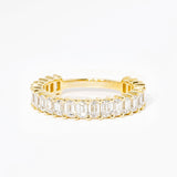 3mm Mini Emerald Lab Diamond Band Rings Princess Bride Diamonds 