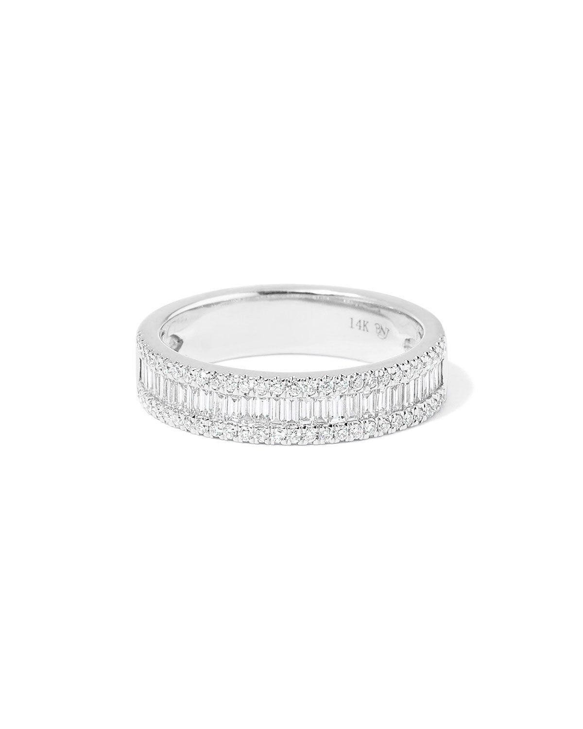 4.6mm Petite Baguette Diamond Ring