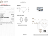 4.00 Carat F-VVS2 Marquise Lab Grown Diamond - IGI (#126490)