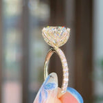 4.00ct D-VS1 Round Lab Diamond Samantha Engagement Rings Princess Bride Diamonds 