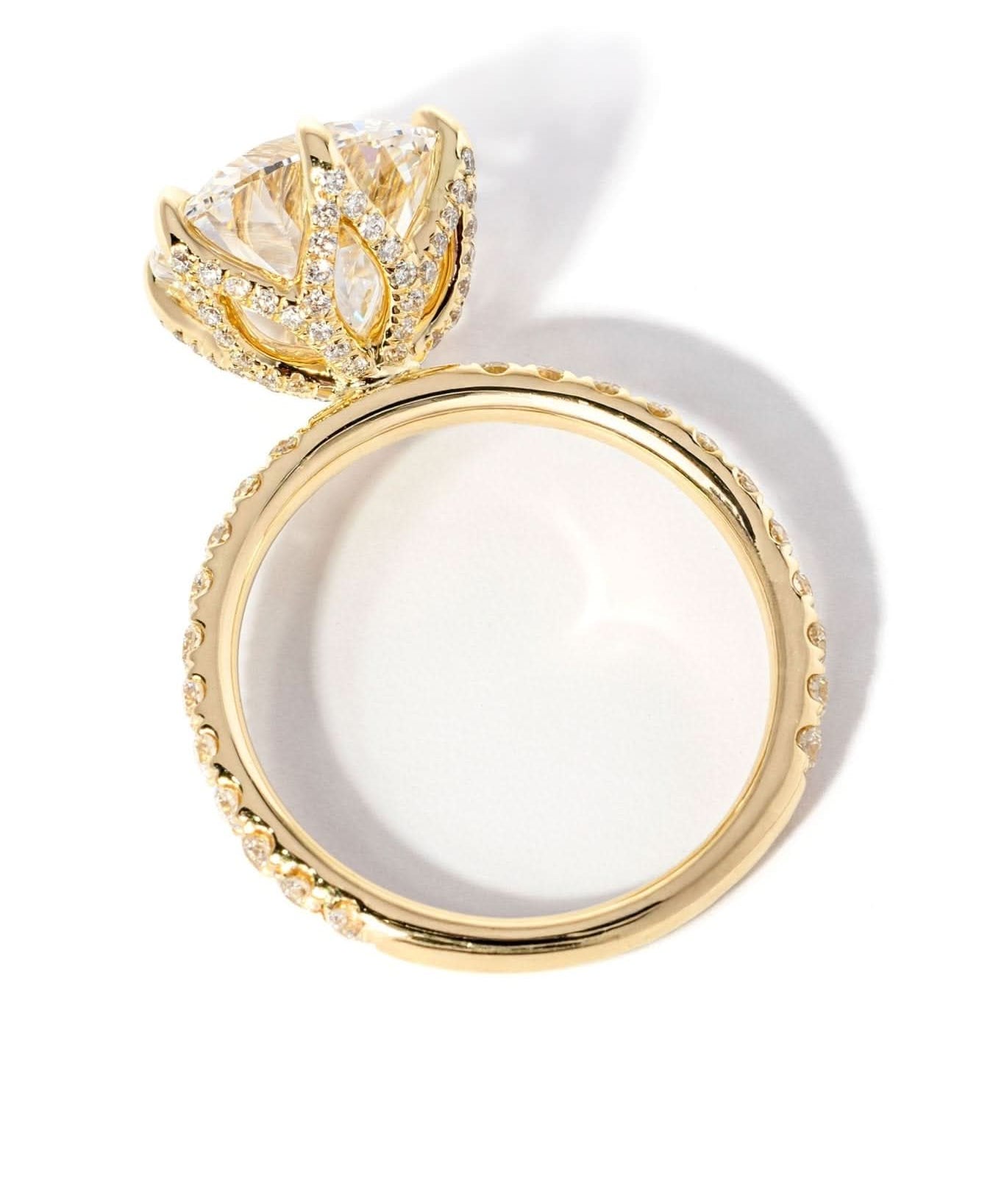 4.00ct D - VS1 Round Lab Diamond Samantha - PBD Engagement Rings