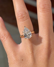 4.00ct E-VS1 Pear Lab Diamond Hana - PBD Engagement Rings