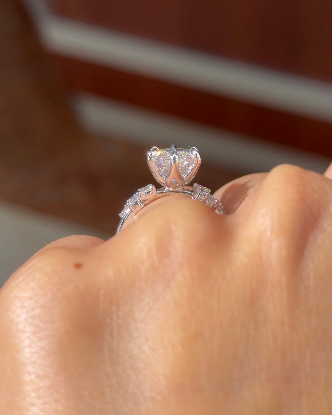 4.01ct D-VS1 Marquise Lab Diamond Supernova - PBD Engagement Rings