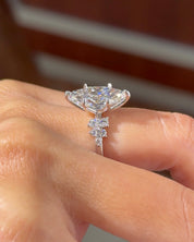 4.01ct D-VS1 Marquise Lab Diamond Supernova - PBD Engagement Rings