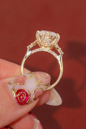 4.01ct D - VS1 Round Lab Diamond Olivia - PBD Engagement Rings