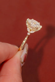 4.01ct D - VS1 Round Lab Diamond Olivia - PBD Engagement Rings