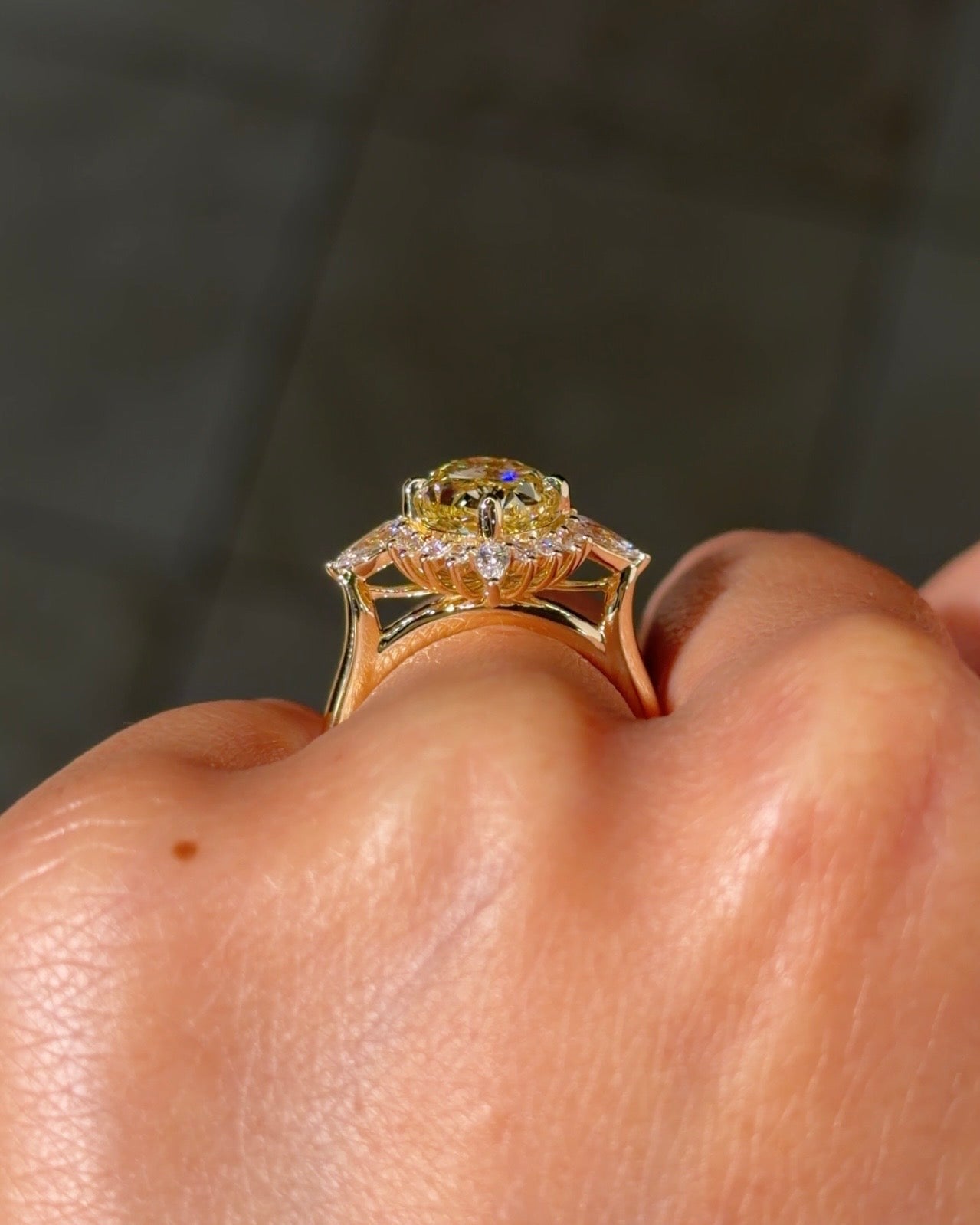 4.01ct FIY - VS1 Oval Lab Diamond Meridian - PBD Engagement Rings