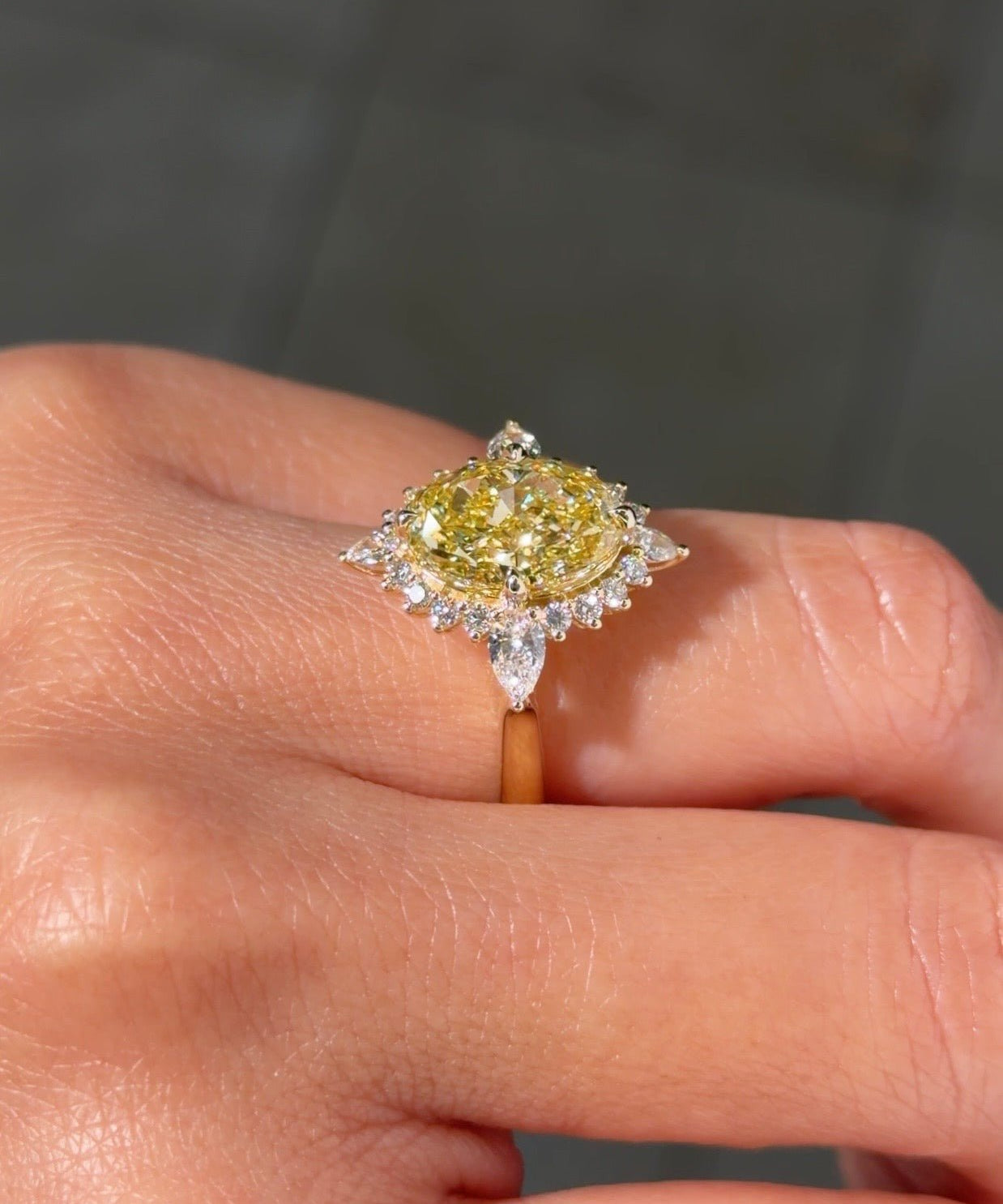 4.01ct FIY - VS1 Oval Lab Diamond Meridian - PBD Engagement Rings