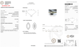 4.02 Carat F-VVS2 Marquise Lab Grown Diamond - IGI (#127630)