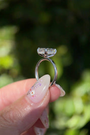 4.02ct F - VS1 Oval Lab Diamond Kayla - PBD Engagement Rings
