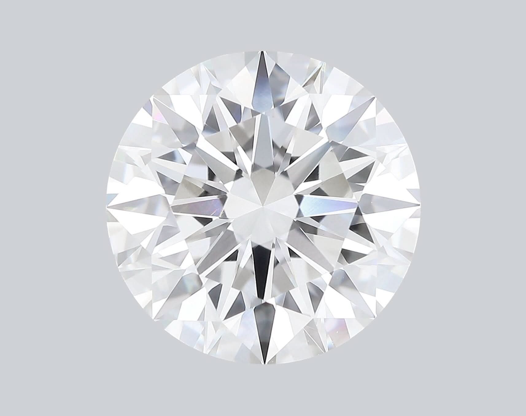 4.03 Carat F - VVS2 Round Lab Grown Diamond - IGI (51452) - PBD Loose Diamond