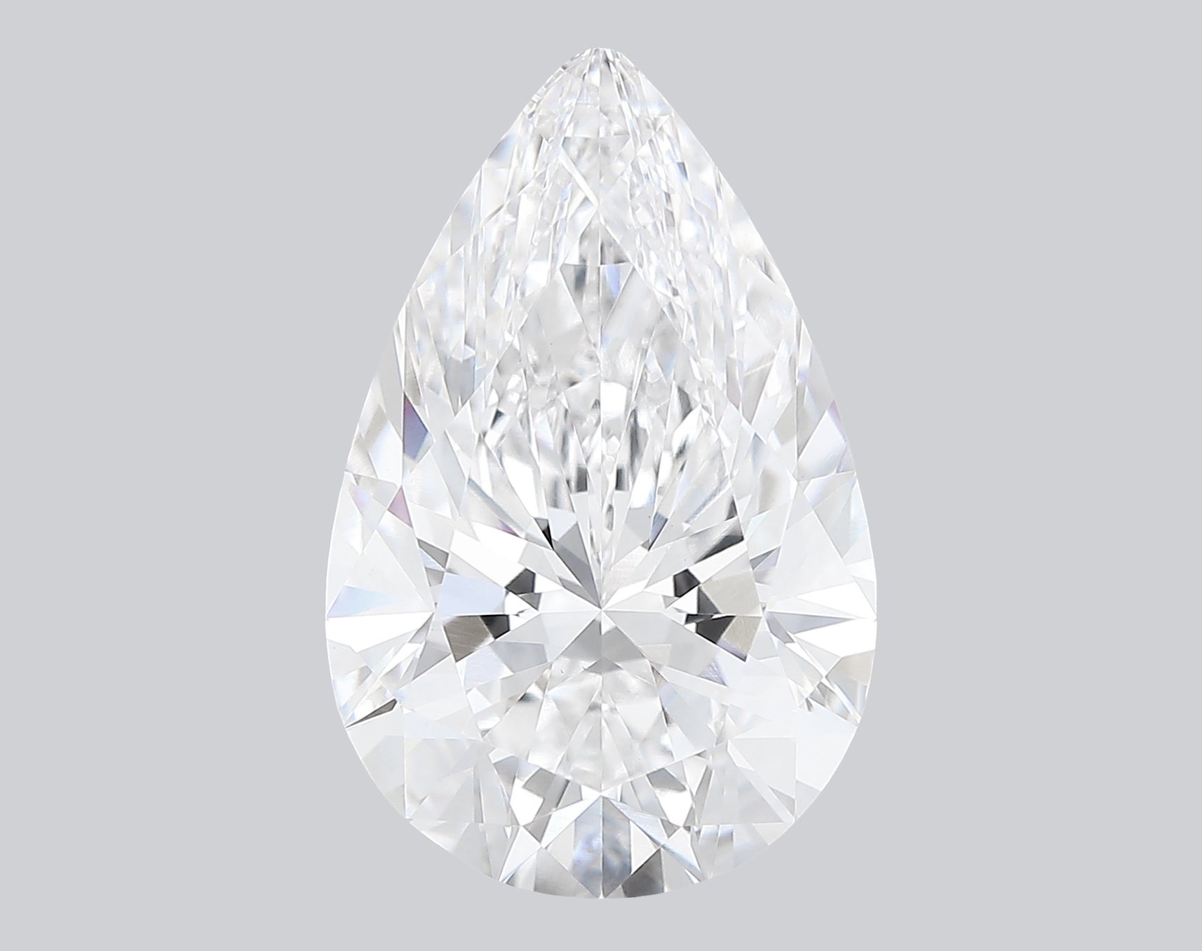 4.04 Carat D - VVS2 Pear Lab Grown Diamond - IGI (124748) - PBD Loose Diamond