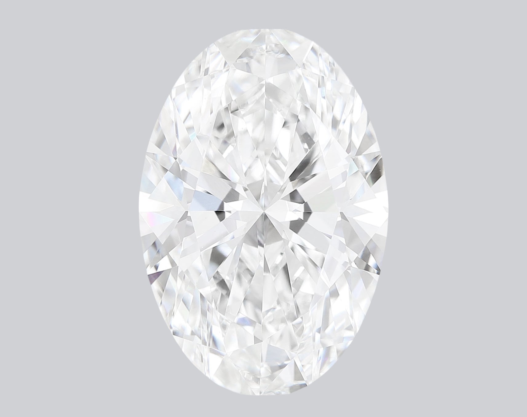4.04 Carat F-VVS2 Oval Lab Grown Diamond - IGI (127723) - PBD Loose Diamond