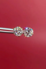 4.04ct Core Round Lab Diamond Martini Studs