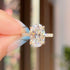 4.04ct D-VS1 Oval Lab Diamond Isabela Engagement Rings Princess Bride Diamonds 