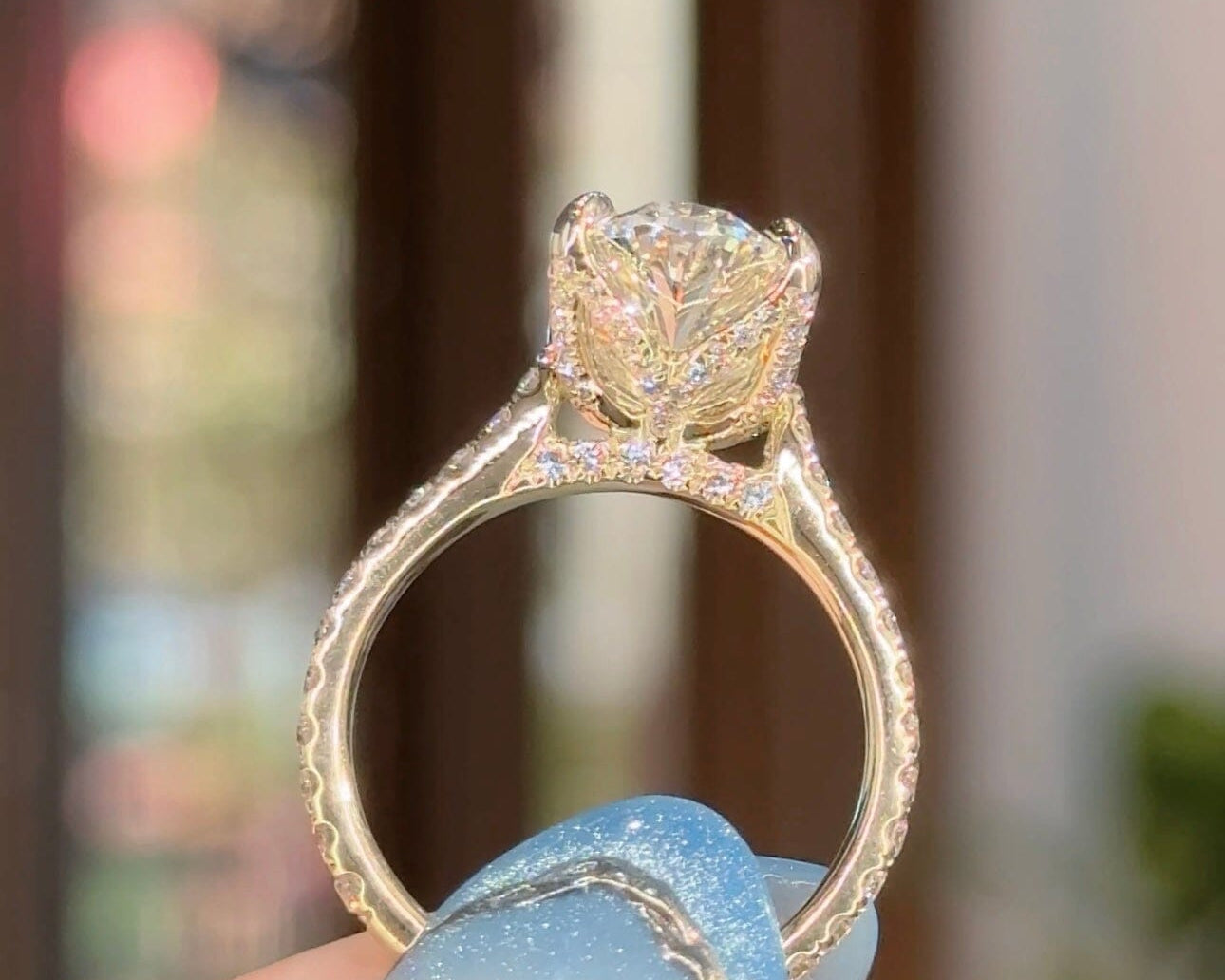 4.04ct D-VS1 Oval Lab Diamond Isabela Engagement Rings Princess Bride Diamonds 