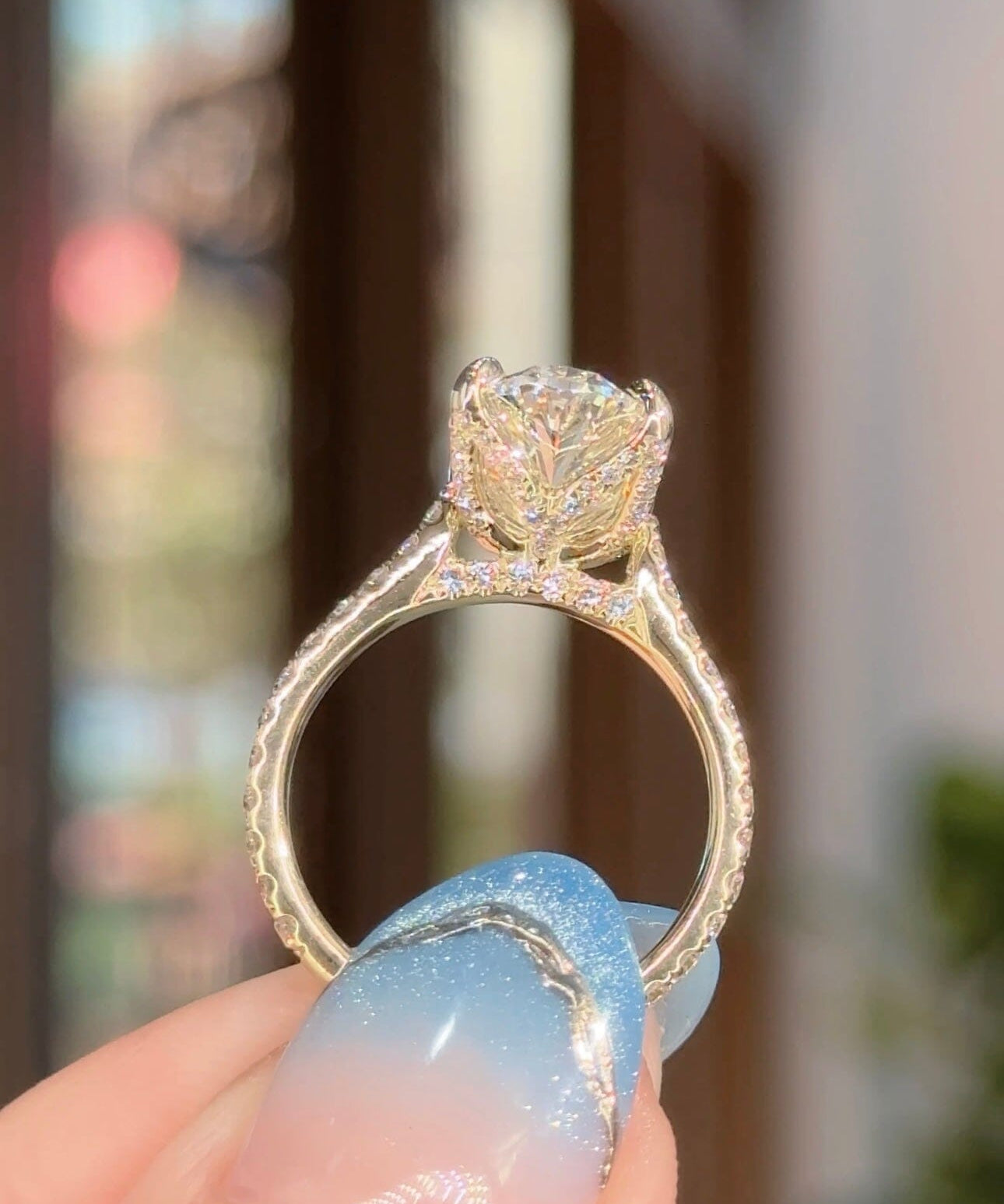 4.04ct D-VS1 Oval Lab Diamond Isabela Engagement Rings Princess Bride Diamonds 