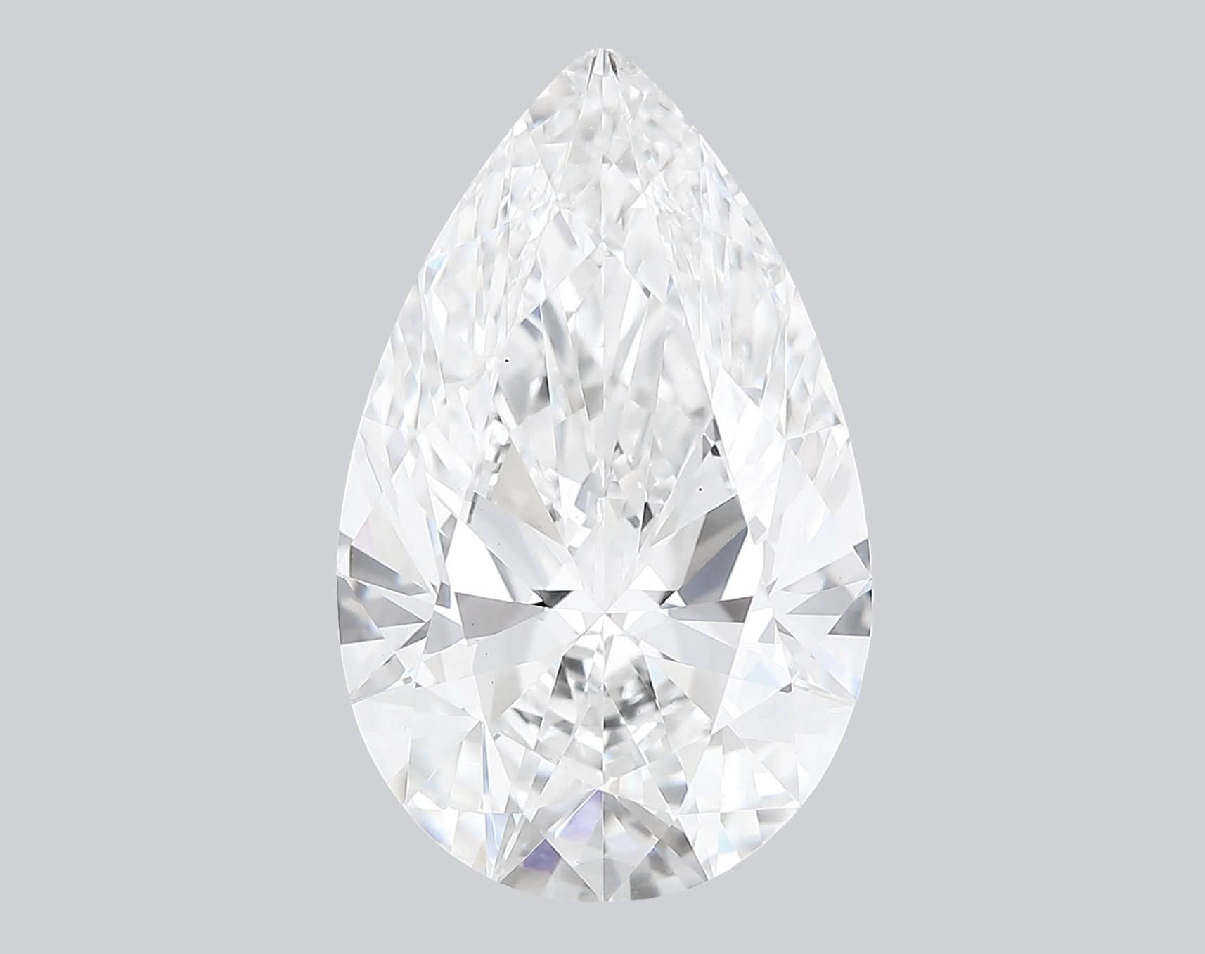 4.05 Carat F - VS1 Pear Lab Grown Diamond - IGI (121717) - PBD Loose Diamond