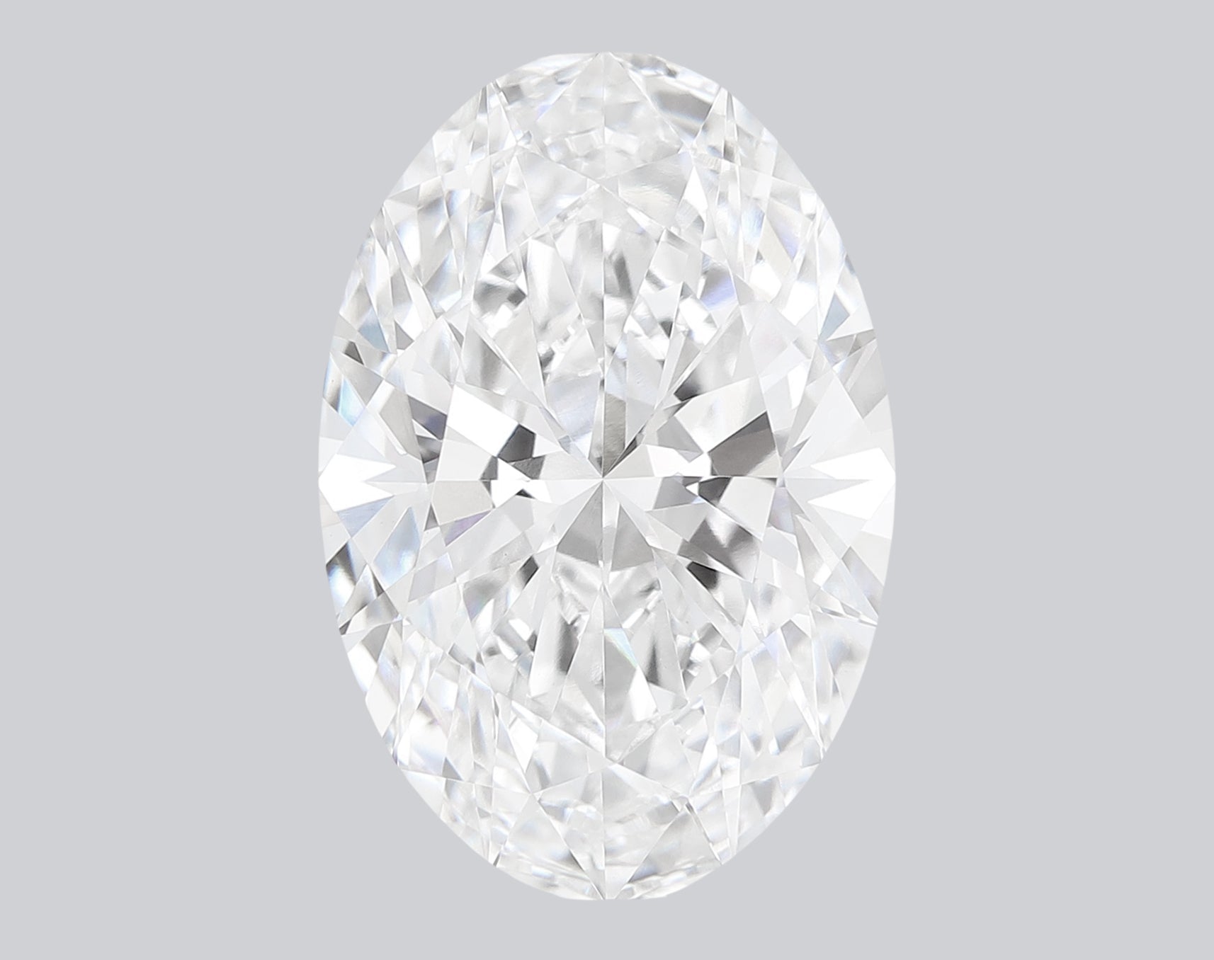 4.05 Carat F-VVS2 Oval Lab Grown Diamond - IGI (127722) - PBD Loose Diamond