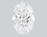 4.05 Carat F-VVS2 Oval Lab Grown Diamond - IGI (#127722)