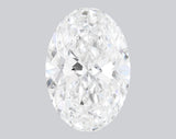 4.05 Carat F-VVS2 Oval Lab Grown Diamond - IGI (#127724)