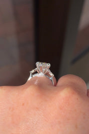 4.05ct E - VS1 Marquise Lab Diamond Sarah - PBD Engagement Rings