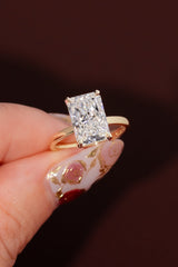 4.05ct E-VS1 Radiant Lab Diamond Kayla