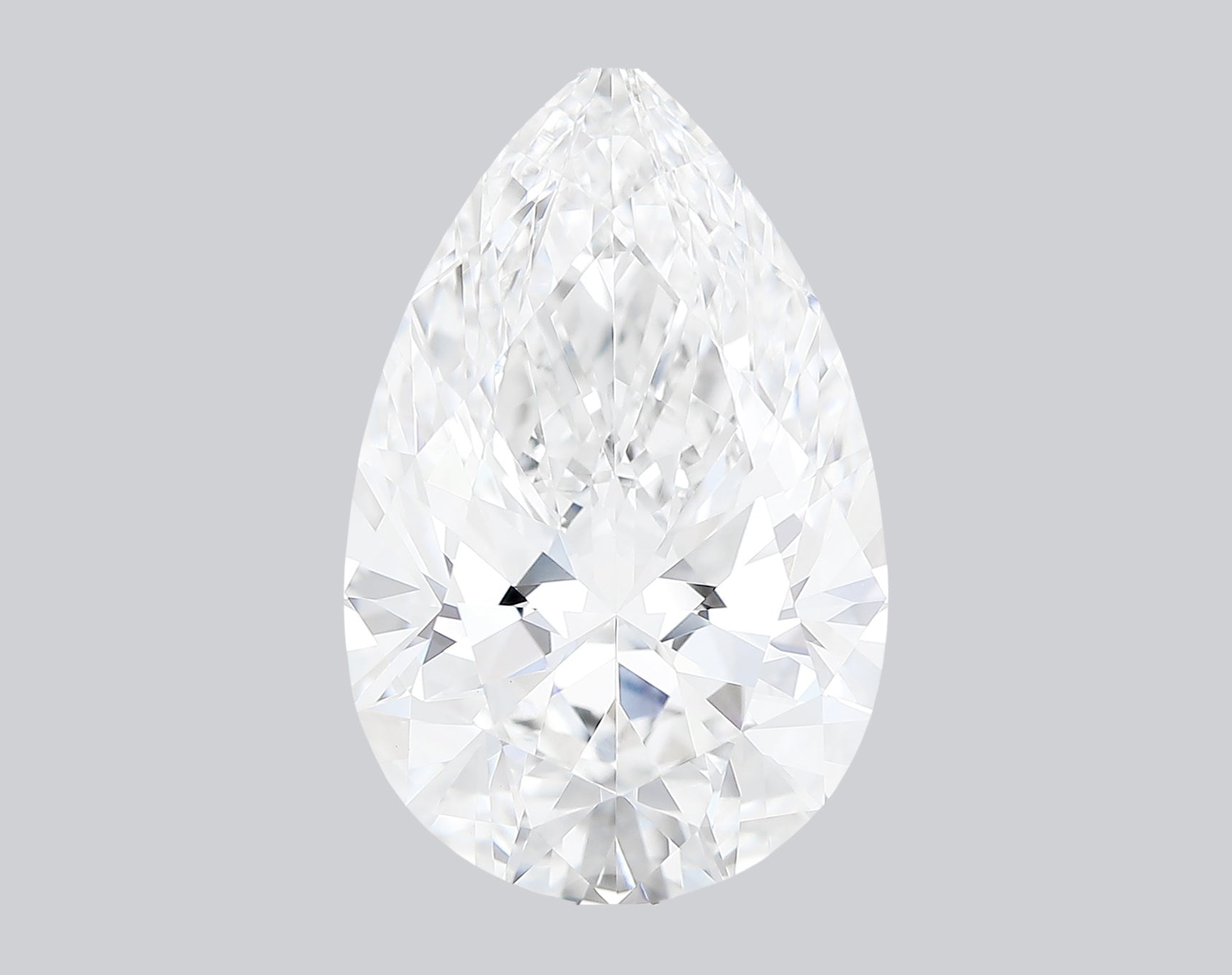 4.06 Carat F-VVS2 Pear Lab Grown Diamond - IGI (127517) - PBD Loose Diamond