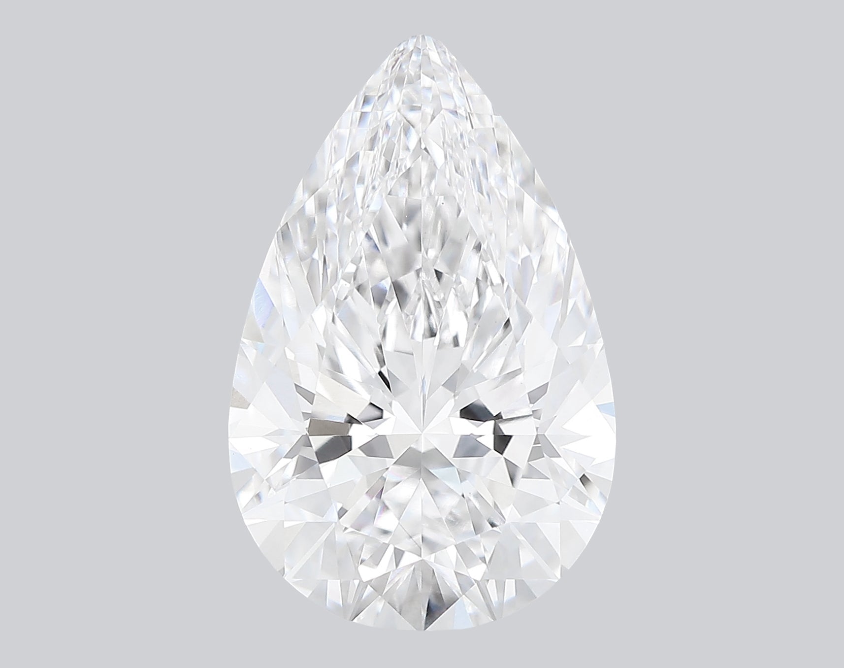 4.07 Carat D - VVS2 Pear Lab Grown Diamond - IGI (124574) - PBD Loose Diamond
